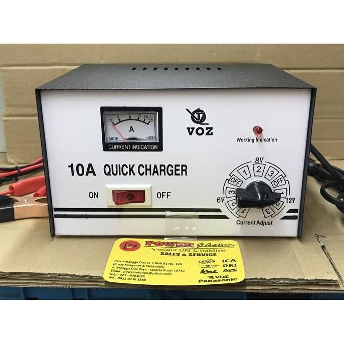 Charger Aki 10A Charger Mobil Motor Quick dan otomatis kualitas bagus Murah