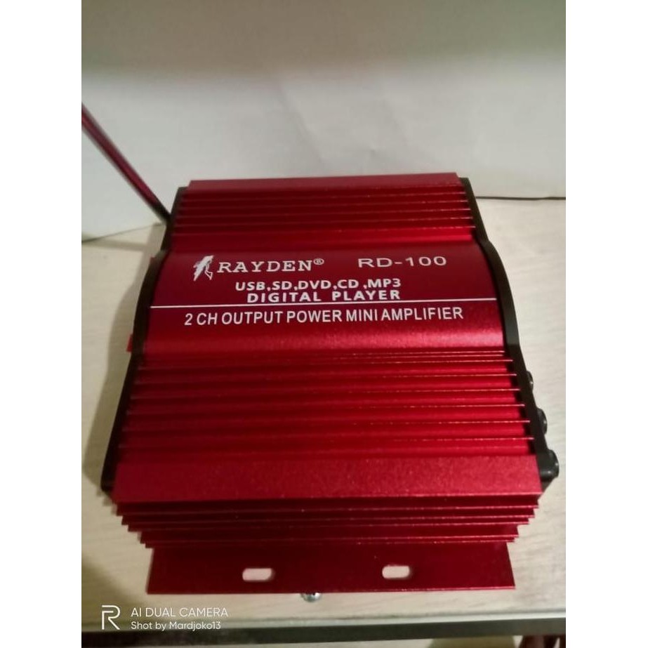 Promo Digital Power Mini Amplifier Rayden RD-100 Car Audio Mobil 2 Chanel Diskon