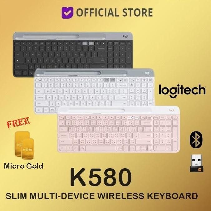 Logitech K580 Slim Multi Device Wireless Bluetooth Keyboard K 580