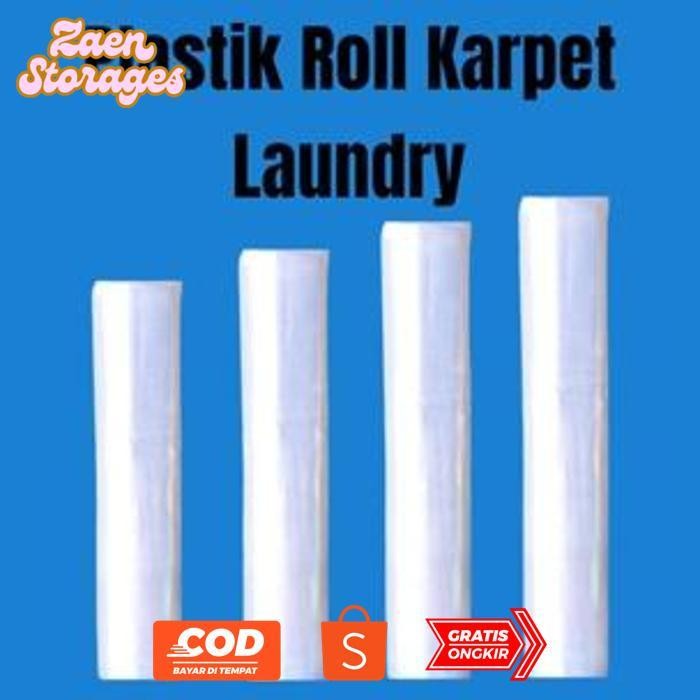 fb-43 PJ24 PLASTIK KARPET LAUNDRY SABLON UMUM | PLASTIK PP ROLL KARPET PACKING LAUNDRY SABLON/ PRINT