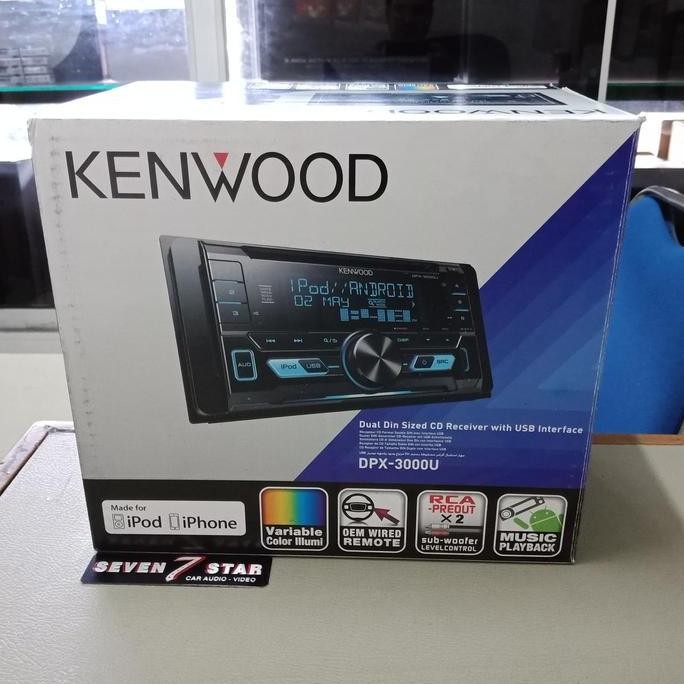 Promo Head unit kenwood dpx-3000u - double din kenwood dpx3000u - dpx3000 Diskon