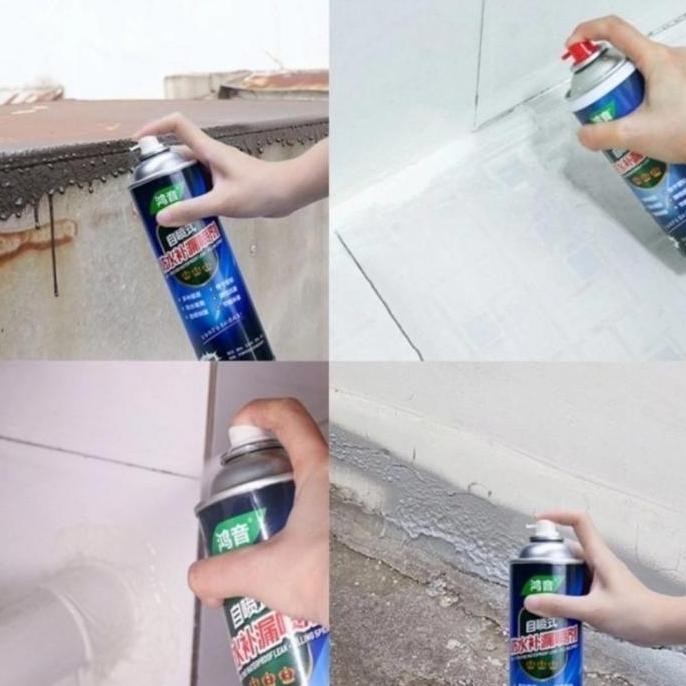 Promo Lem Semprot Cair Anti Bocor Tembok Pipa Atap Rumah Waterproof Cod