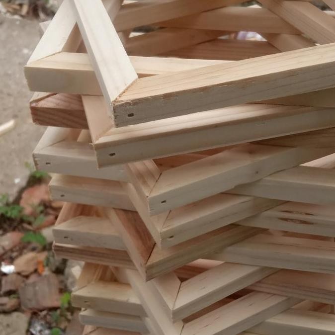 spanram kayu jati belanda bingkai foto