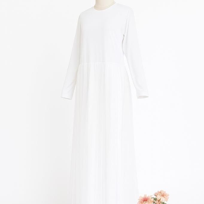 Promo Yesaya Inner Dress Tutu Wanita Premium Full Jersey Premium Dalaman Gamis Brokat Kebaya Elegan 