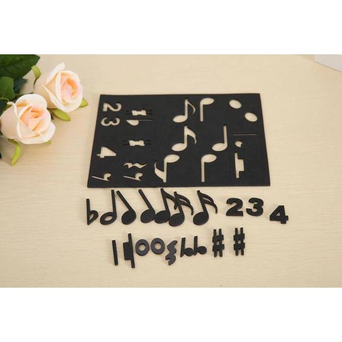[jollyinfant.id] F 19 Papan tulis magnet musik & Magnet Musik