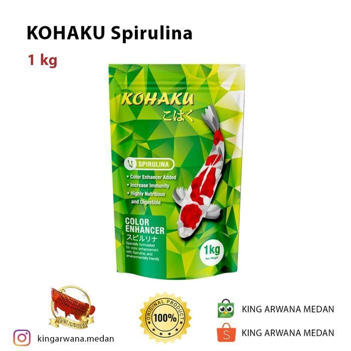 Pelet Ikan KOHAKU Spirulina untuk Koi