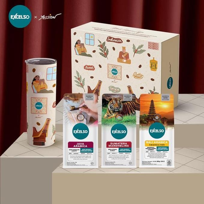 Kopi Excelso Hampers X Yessiow Awakening Spirit Tumbler