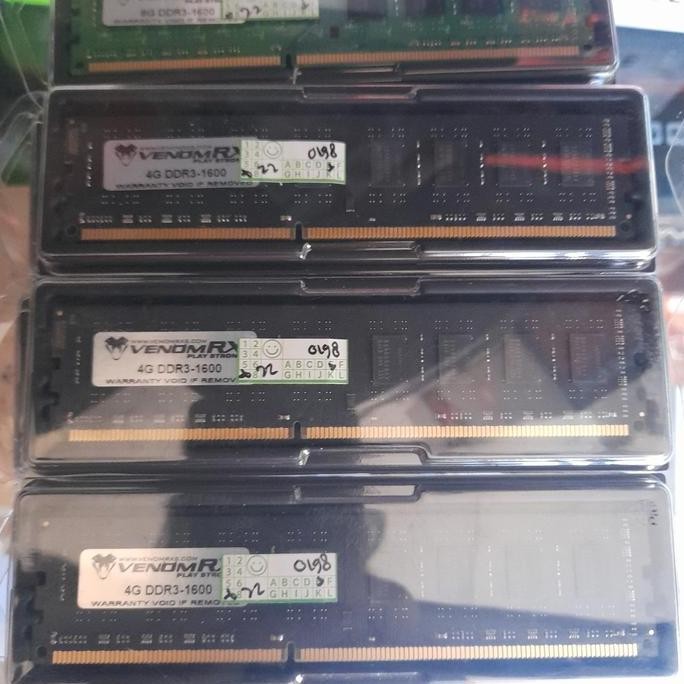 ram ddr3 4gb venom rx