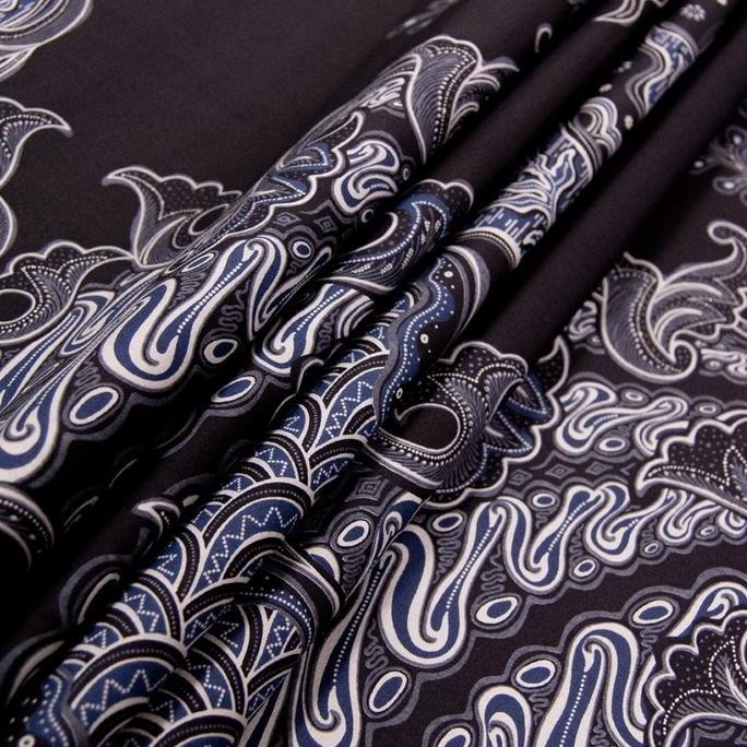 Promo Enzy Batik Kain Batik Ganesha - Black COD