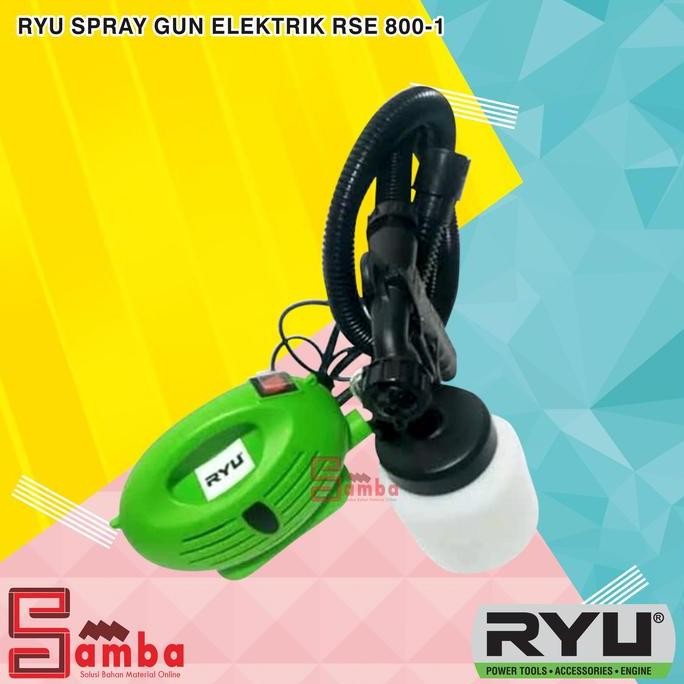 Promo Ryu Spray Gun Elektrik Rse 800-1 | Alat Mesin Semprot Cat Tembok Cod