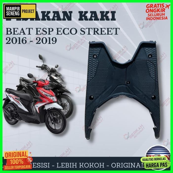 New Step Floor Lantai Alas Pijakan Kaki Plus Set Tutup Aki Honda Beat Esp Eco Street 2016 2017 2018 