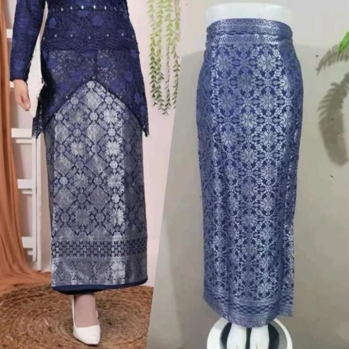 Promo Rok songket span-Rok songket palembang-Rok span songket-Rok instan terbaru karet Wanita COD