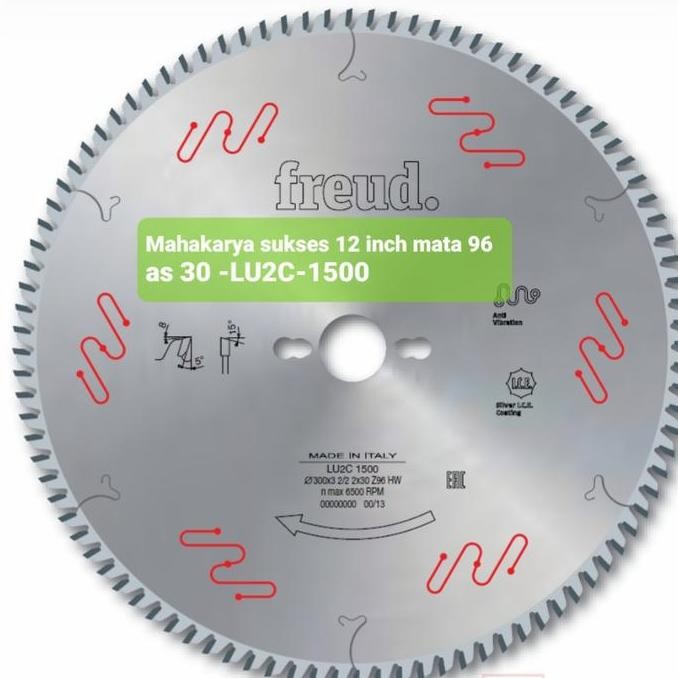 Sircular Saw/Gergaji Kayu/ Freud/Sircular Saw 12" Mata 96