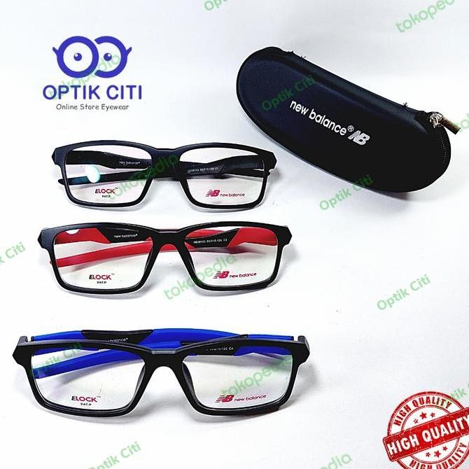Frame Kacamata Pria Sport New Balance 09153 Ringan Grade Original