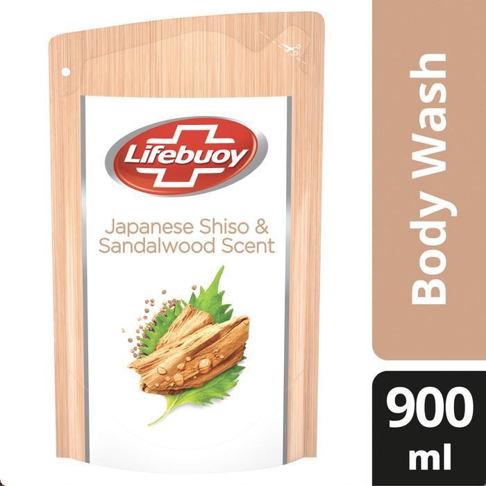Lifebuoy Sabun Mandi Cair Shiso & Sandalwood 900Ml