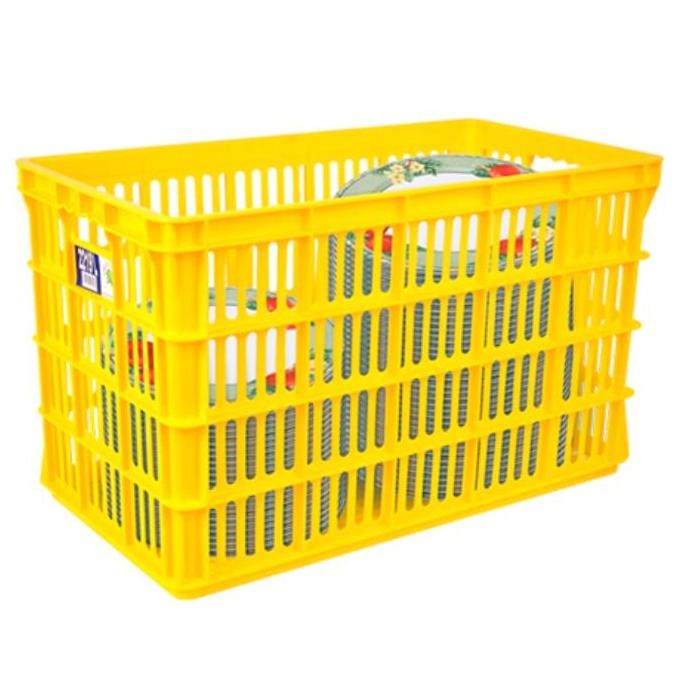 Green Leaf 2219 L Container Piring 11 Inch Lubang Plastik Industri Box