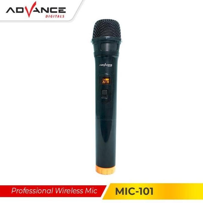 Advance Microphone Mic Single Wireless + Receiver MIC 101