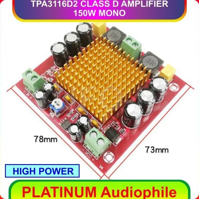 TPA3116 Class D Amplifier 150W Mono TPA3116D2 Original Chip