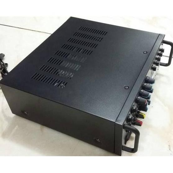 Acoustic AV-868FM Power Amplifier Karaoke 4 Channel Mic -