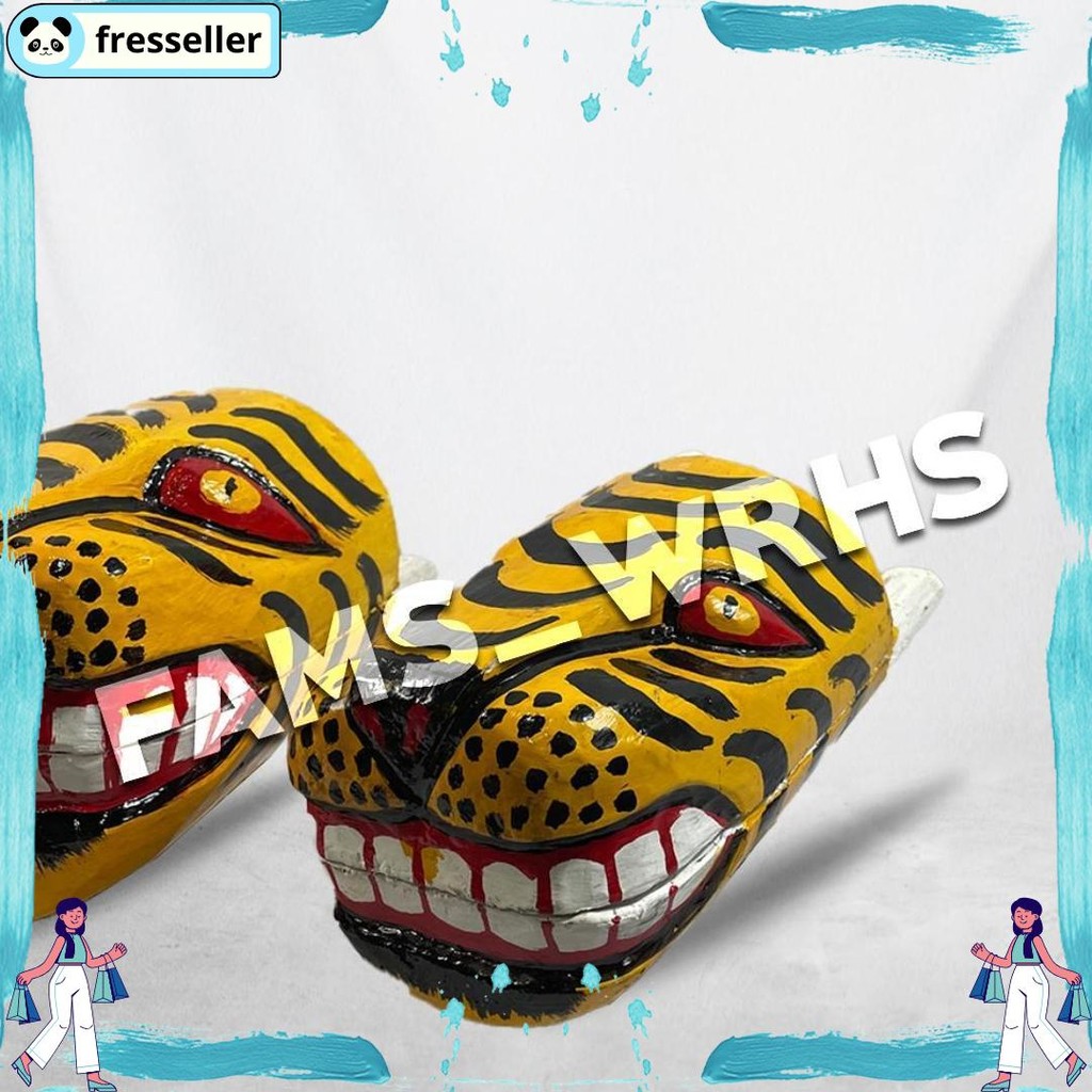 Barongan Kepruk Kucingan Kepala Barongan Jaranan Barongan Kayu Fm -13