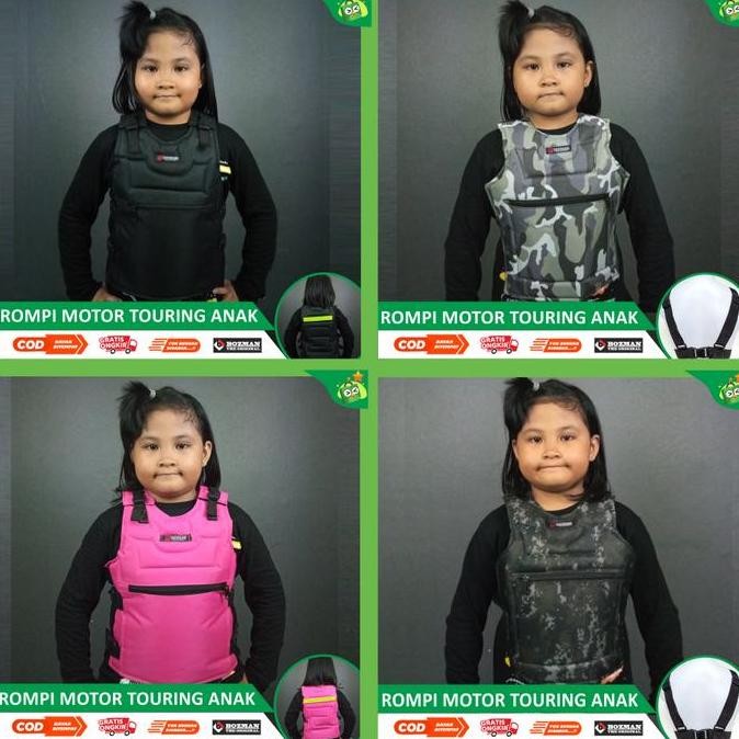 COD Rompi Motor Anak Anti Angin (Jaket Motor)