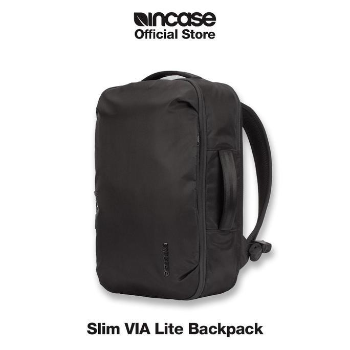 Incase Via Lite Backpack Ransel With Fligth Nylon - Black (Intr100532-Blk)  Tas Ransel | Tas Pria | 