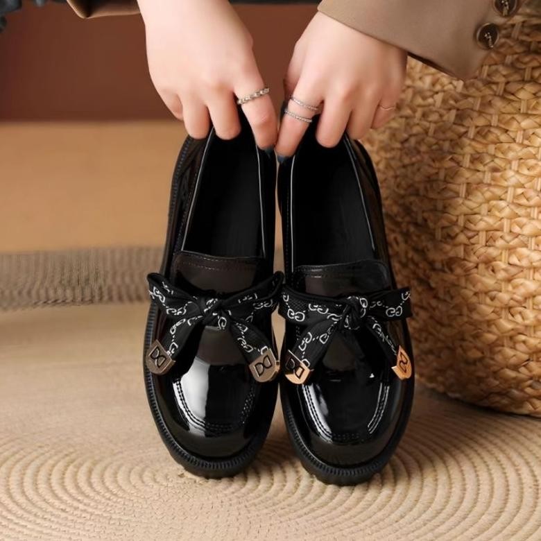 Terjangkau AGI0972 Sepatu Docmart Wanita import kekinian gaya korea model Oxford terbaru termurah CO