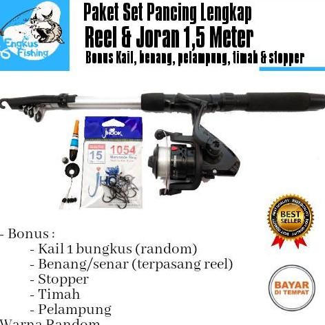 Pancing Pancingan Ikan Set 5 Bearing