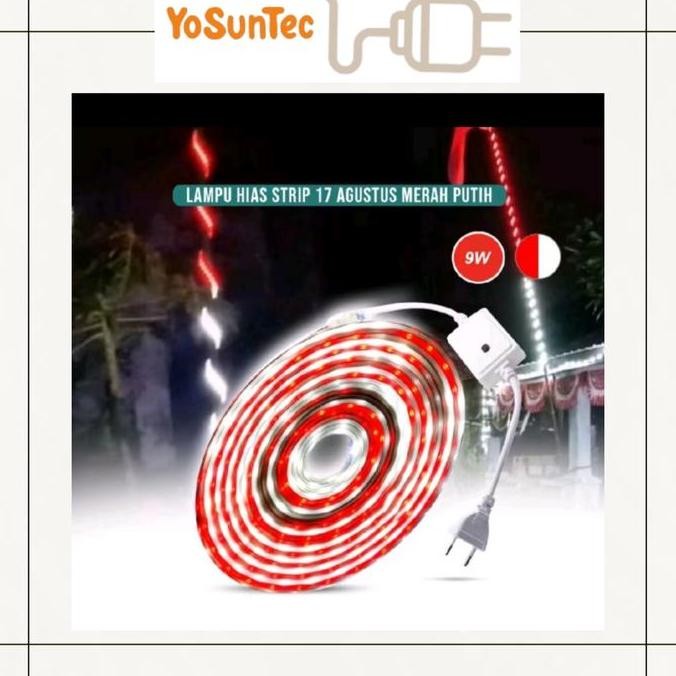 Premium Lampu Led Strip Selang RGB 2835 3528 SMD Rope Light Merah Putih / RGB Promo