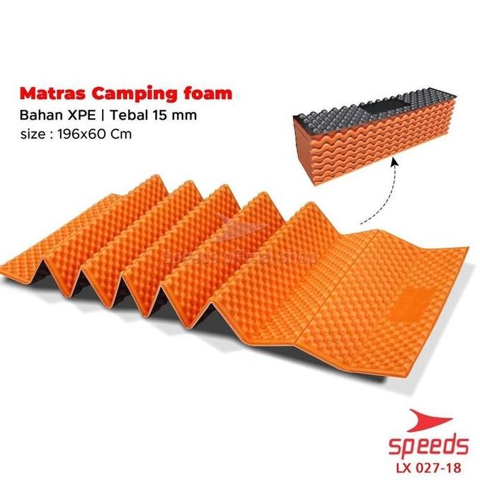 Matras Yoga Matras Lipat XPE Tebal 15mm Foam Outdoor Camping Matras