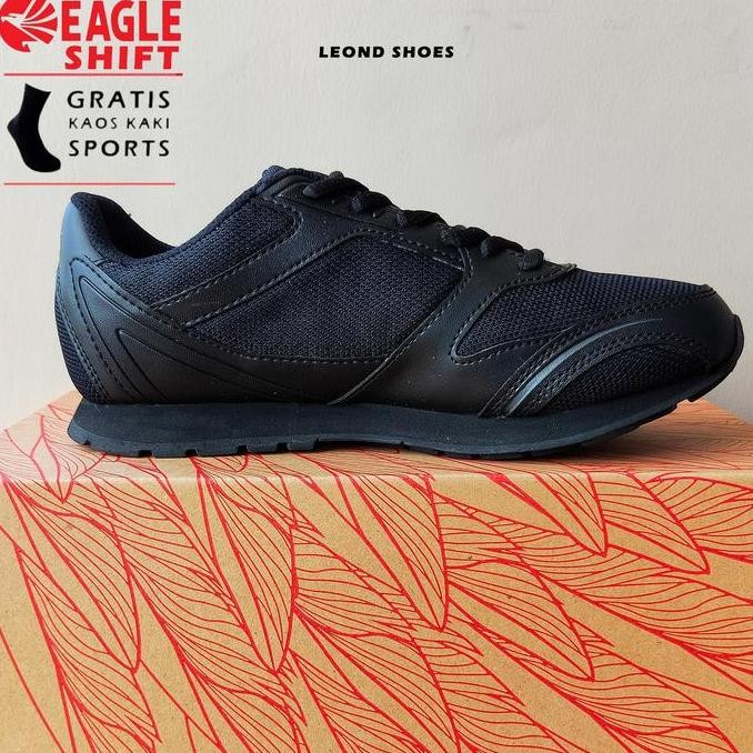 Sepatu Sekolah Merk Eagle Shift Original Sepatu Sekolah Laki Laki Perempuan Dewasa Casual Hitam Shoe