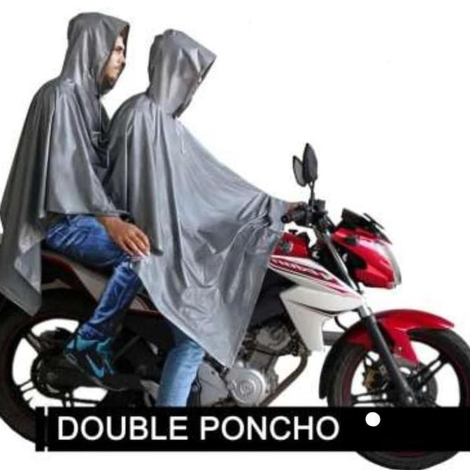 Promo Jas Hujan Ponco 2 Kepala / Jas Hujan Kelelawar / Jas Hujan Ponco 2In1 / Jas Hujan Dewasa Cod
