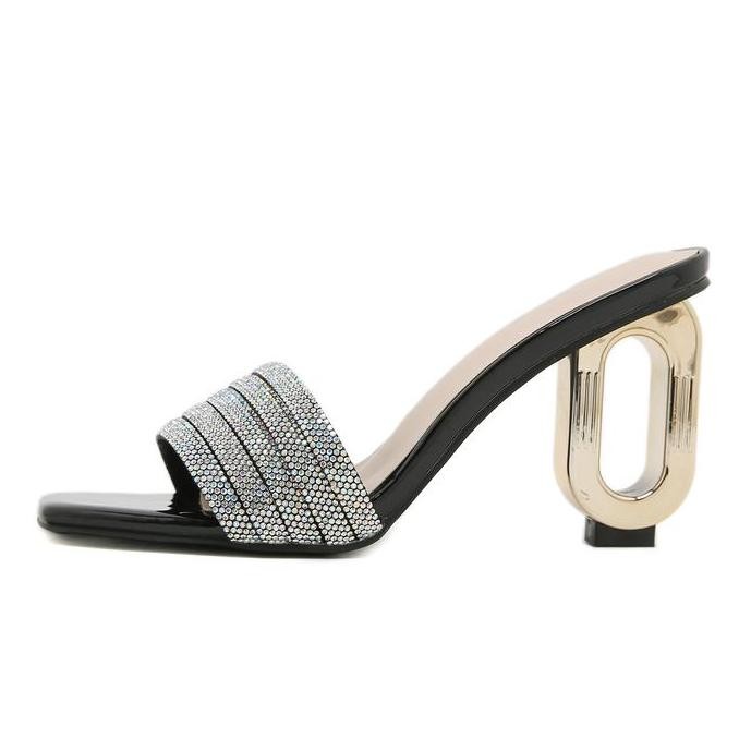 Bozka Collection Sandal Pesta Mewah Lisa Heels Gold Wanita