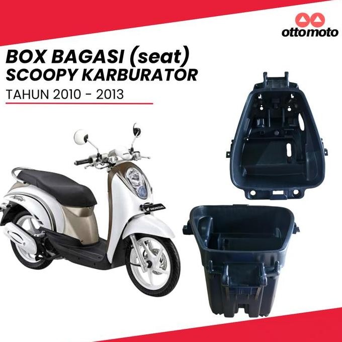 Box Bagasi Box Luggage Seat Scoopy Karburator 2010 - 2013