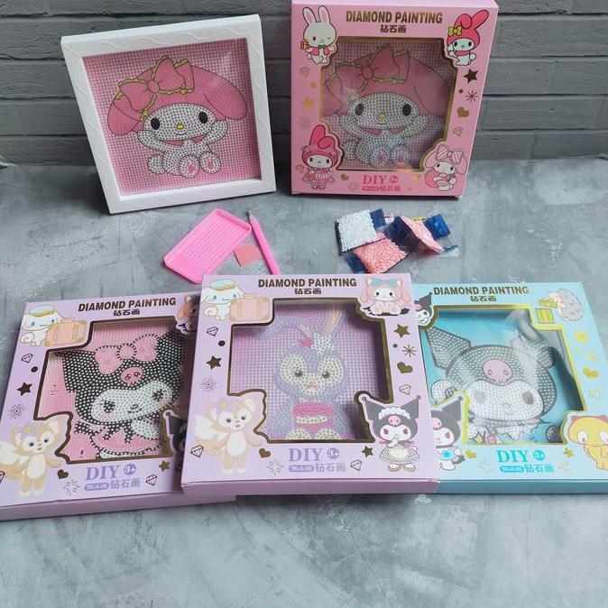 Sivo- Diy Sticker Diamond Painting Disney Cartoon N Animal Drill Craft Kit