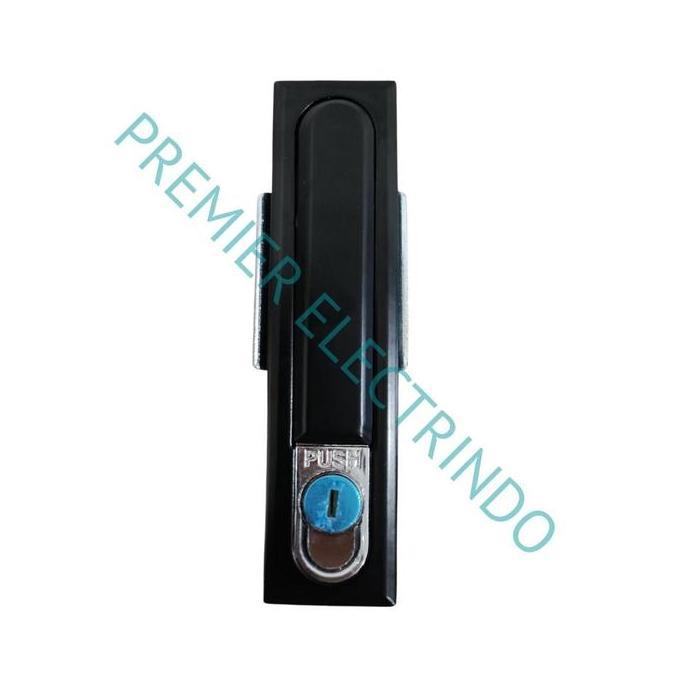 Prime- Kunci Push Lock Ms480 2B Hitam - Kunci Box Panel Listrik Ukuran 34X140
