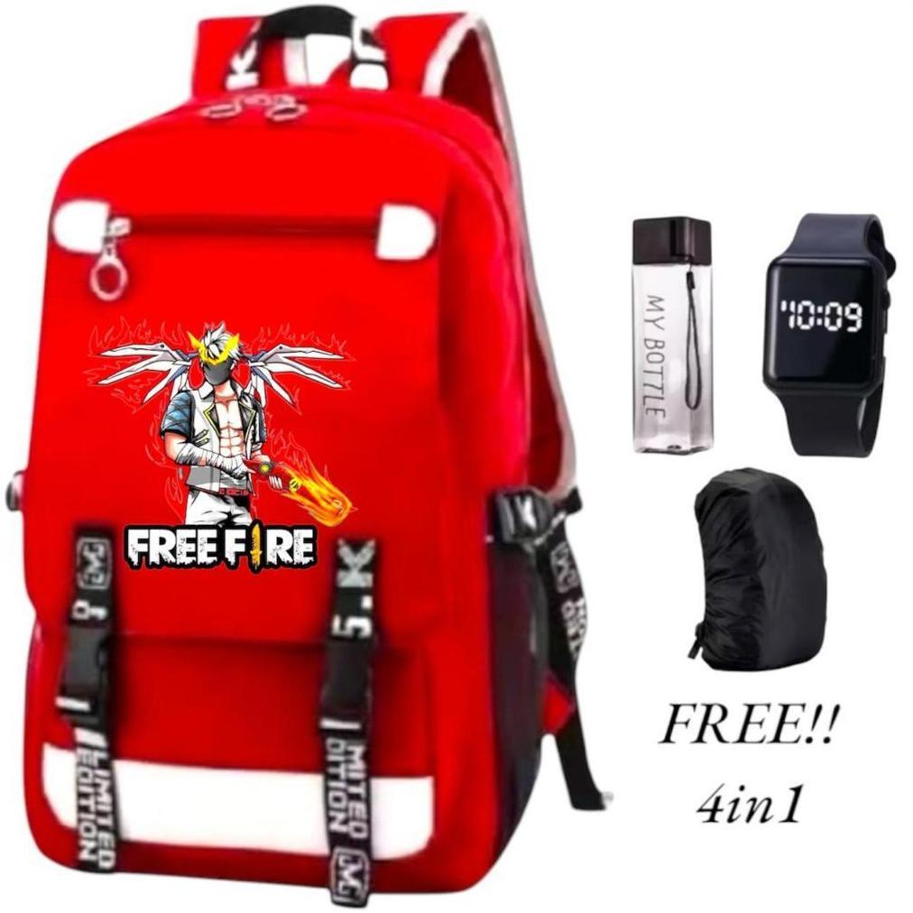 TERMURAH Tas anak laki-laki - tas sekolah anak sd - tas anime gojo sat0ru -Tas anime Free Firee - Ta