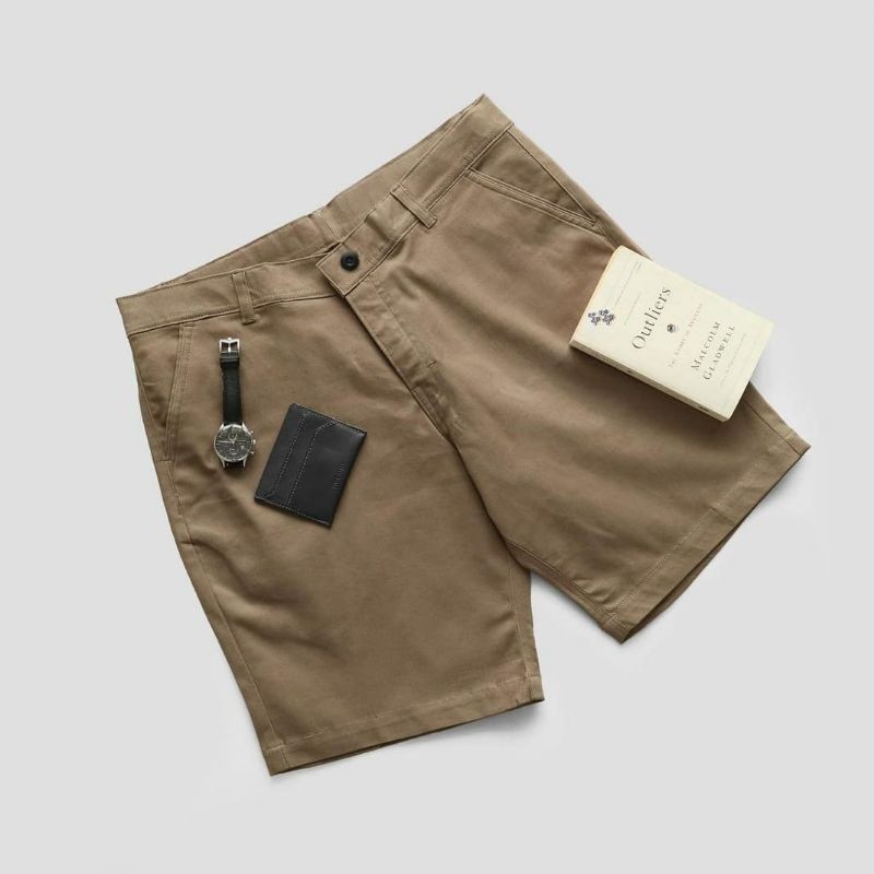 Celana Chino Pendek Pria Gefaliano Bahan Premium
