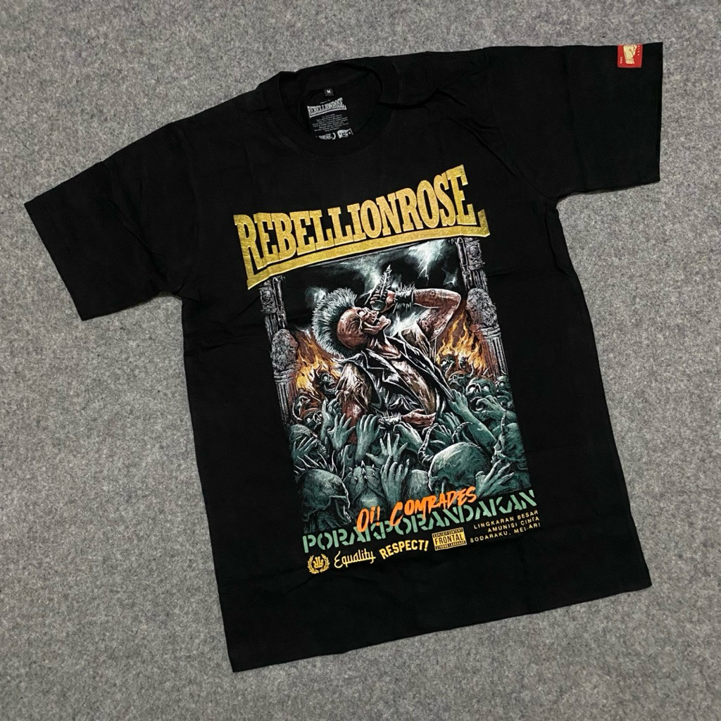 RebellionRose Porak-porandakan Original Kaos Band