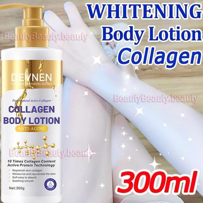 Facene- Whitening Collagen Body Lotion 300G Losion Tubuh Pemutih Kolagen Hand Body Pemutih Lotion Pe