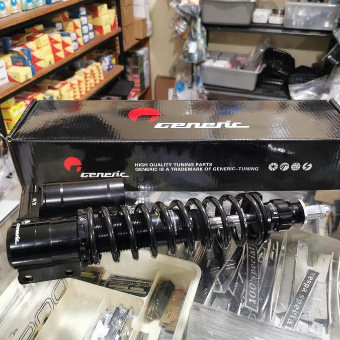 ```````] Shock Tabung Depan Generic Black Vespa PX PXE Excel Spartan Exc2