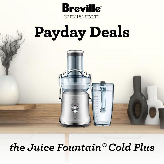 Breville The Juice Fountain Cold Plus - Mesin Ekstraksi Jus Buah Dan Sayur Juicer Heavy Duty