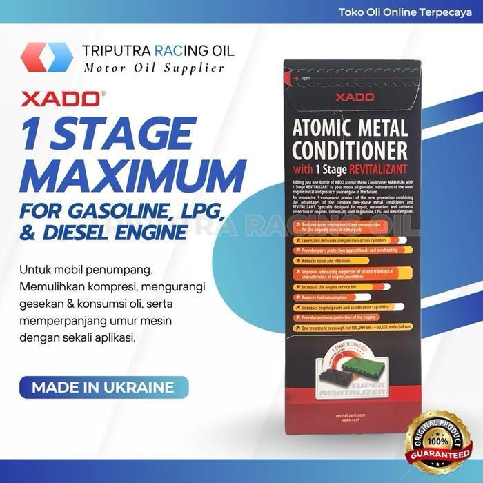 Xado 1 Stage Maximum Atomic Metal Conditioner Complete Box Car Engine Oil Original Dan Terpercaya