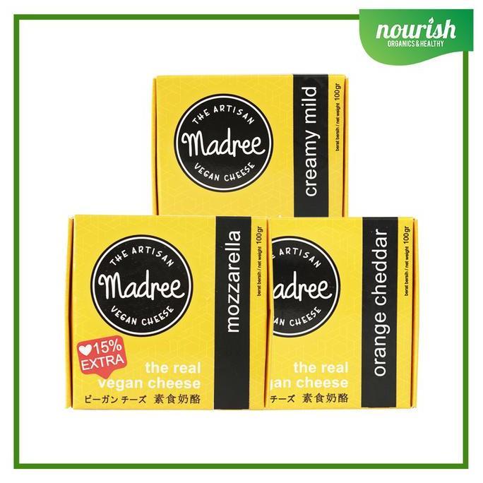 Leite - Madree Vegan Cheese / Keju Vegan Non Gmo 100G