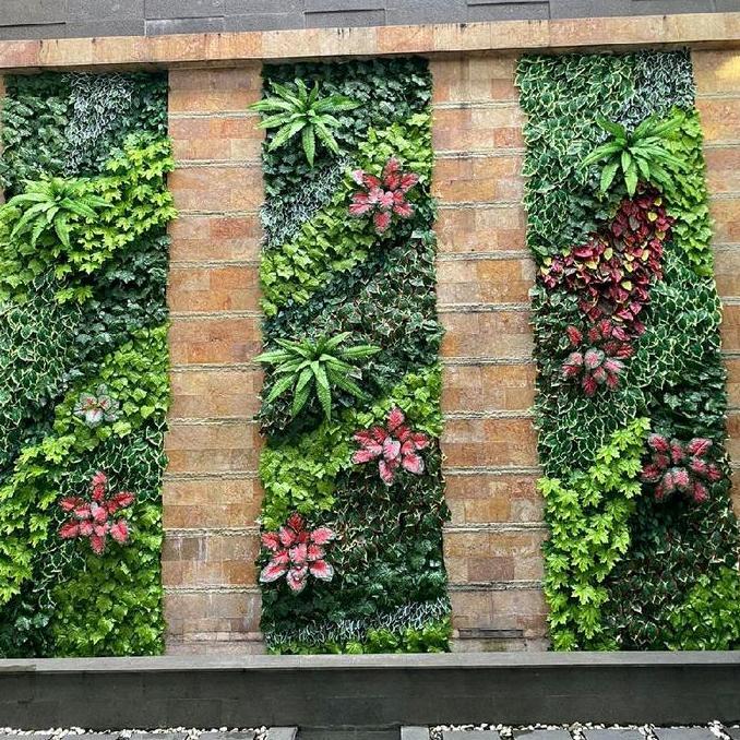 Tanaman Hias Plastik Vertical Garden Articial Garden Sintetis - Vertical Garden Artificial Outdoor I