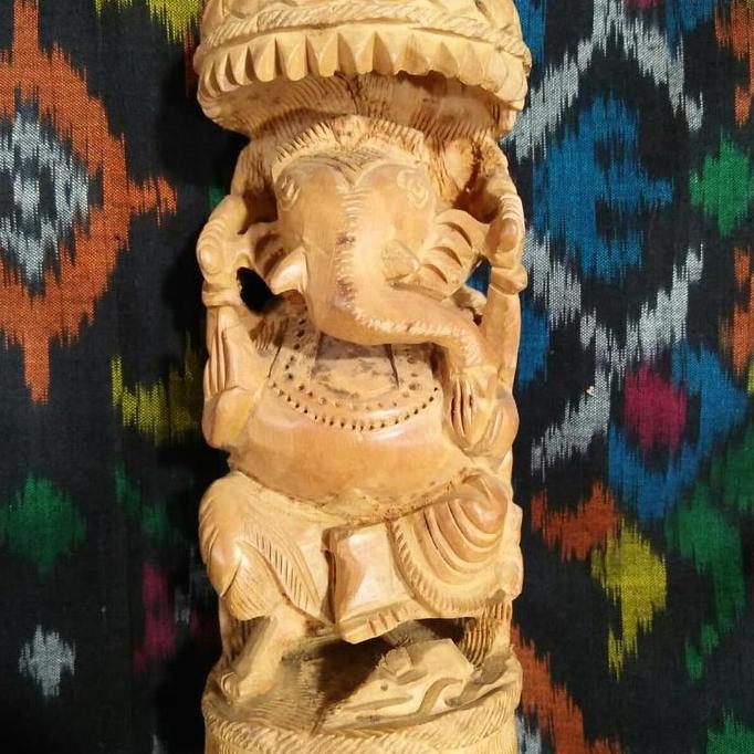 $+$+$+$+] patung Ganesha Kayu 2