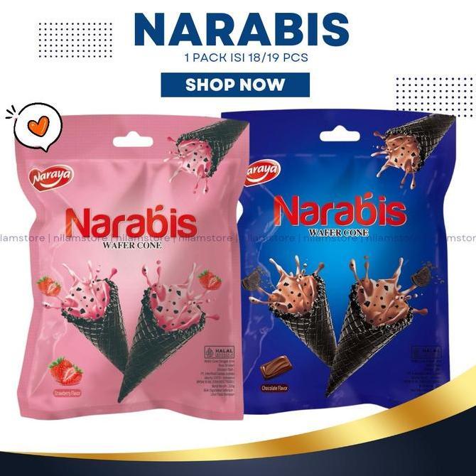Ciki- Melisha Coklat / Naraya Narabis Fer Cone Camilan Cokelat