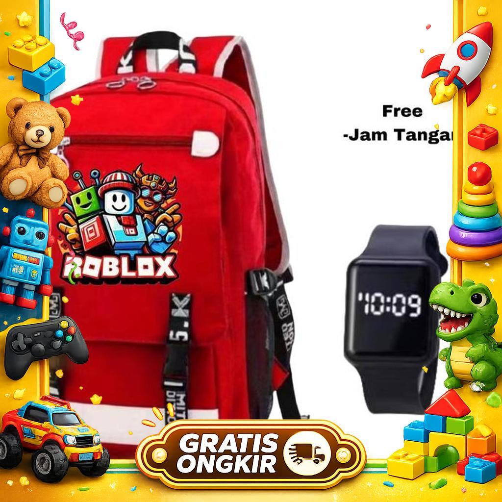 Hero Resy Bags-Tas Ransel Roblox-Tas Roblox-Tas Sekolah Roblox-Tas Ransel Anak Roblox-Tas Anak Roblo