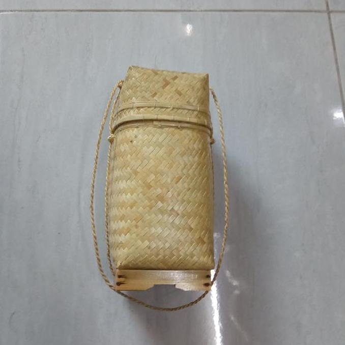 Termantab] Tas bambu  genta pemangku  Bali polos 2