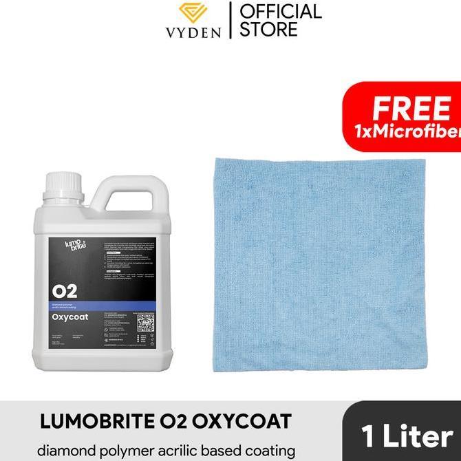 Pengkilap Body Motor Mobil LUMOBRITE 02 OXYCOAT DIAMOND POLYMER 1 Liter Semi Coating Premium Nano Ce
